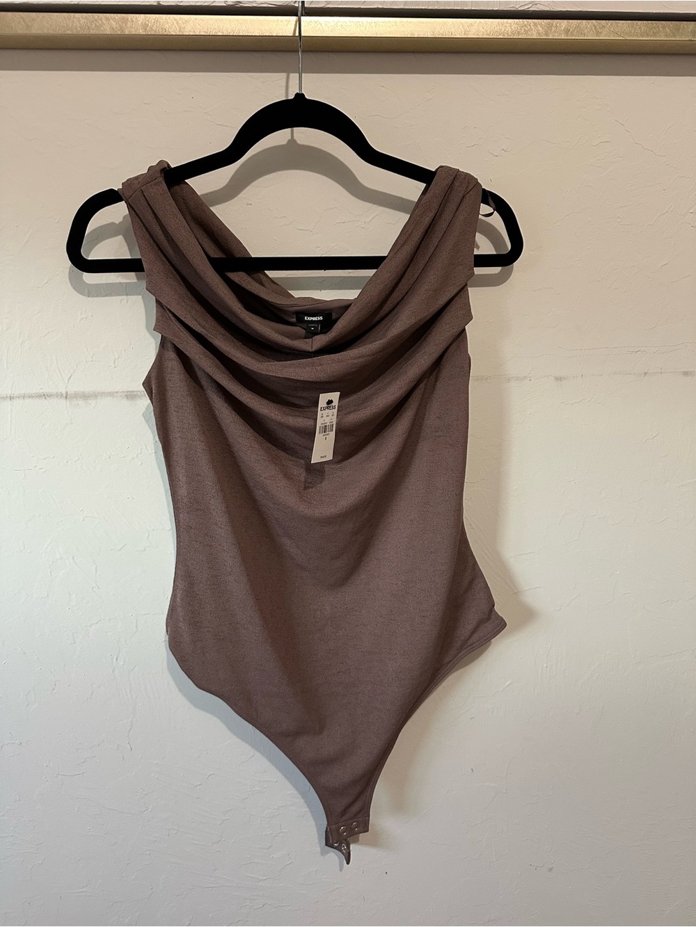 Express Cowl Neck Bodysuit